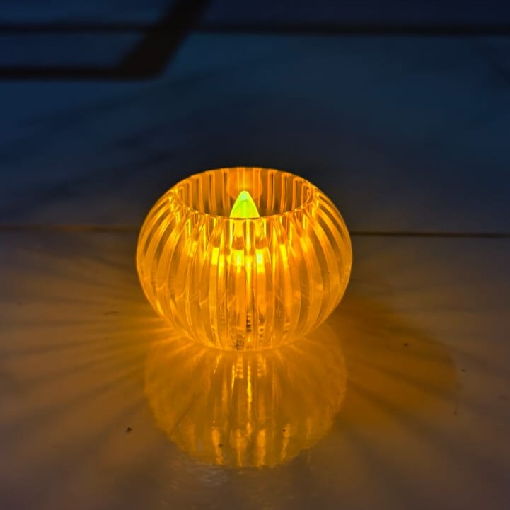 Electric Diya for Diwali, Christmas Celebration in Pack of 4 with 3 batteries/ Diya