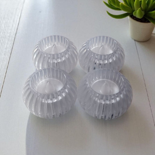 Electric Diya for Diwali, Christmas Celebration in Pack of 4 with 3 batteries/ Diya